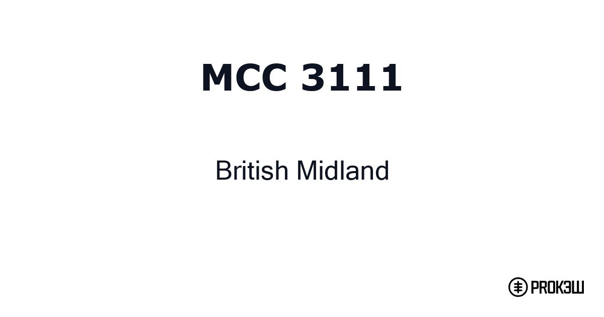 mcc 3111