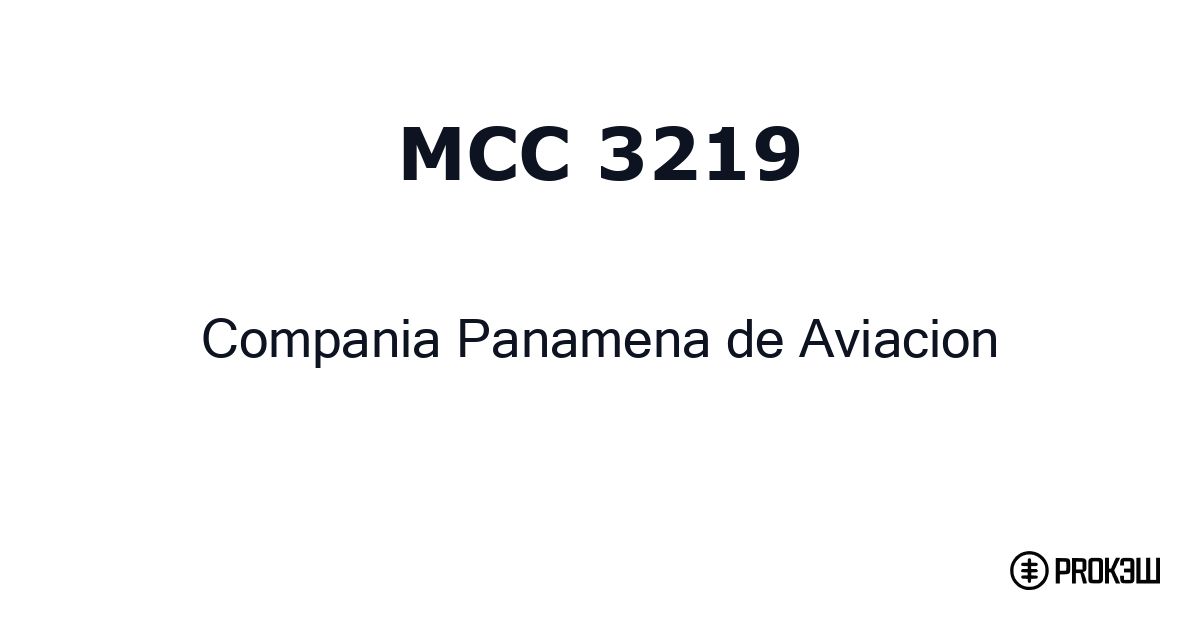 mcc 3219