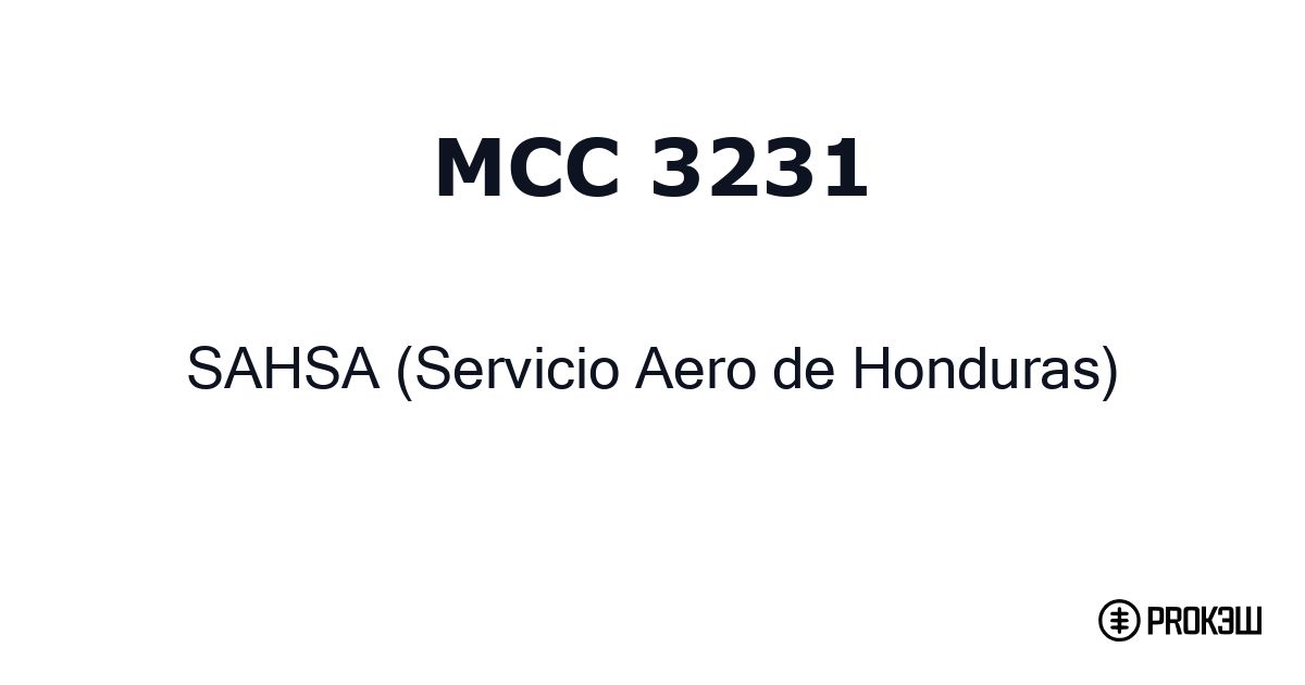 mcc 3231