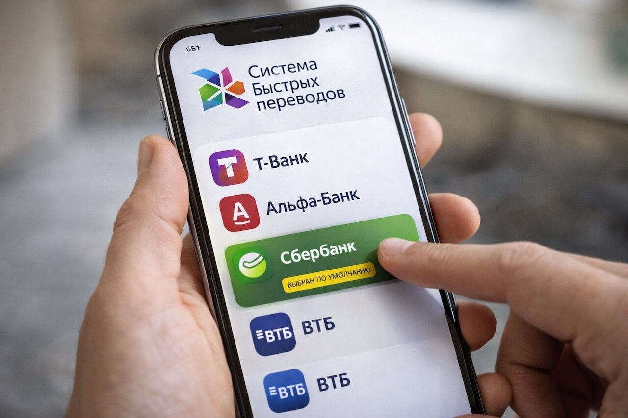 Как установить банк по умолчанию для переводов в СБП