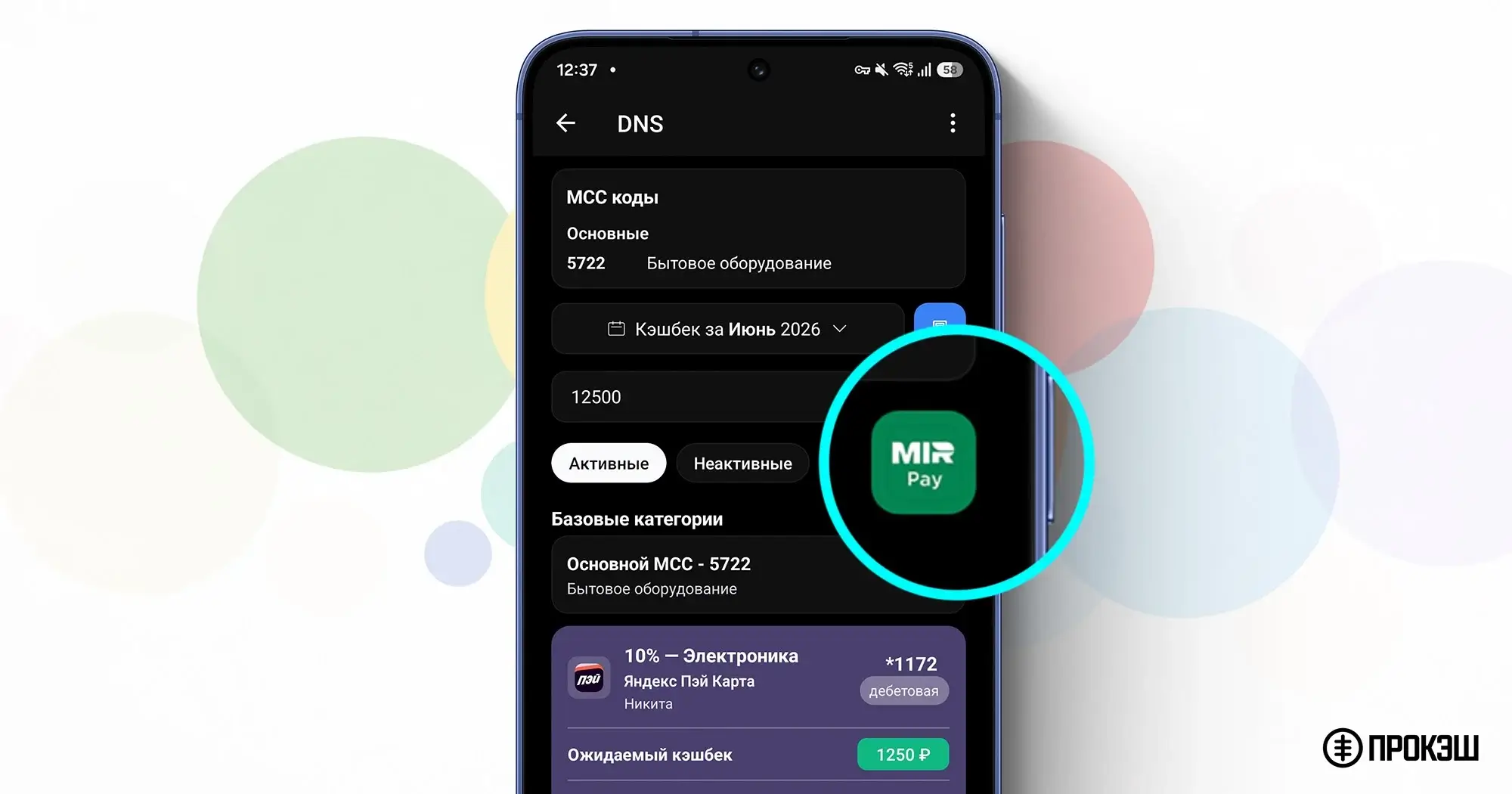 ПРОКЭШ - интеграция Mir Pay быстрого запуска